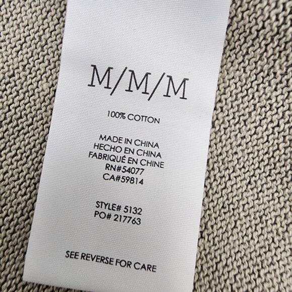 Cabi Cardigan Sweater Womens Size Medium Open Front Waterfall Pocket Sage 5132 - Picture 8 of 9